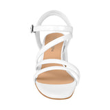 SANDALIAS CLASBEN MUJER SIBEL CHAROL BLANCO