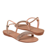 SANDALIAS CLASBEN MUJER SORA TEXTIL ORO