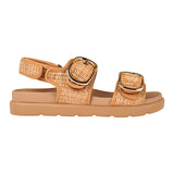 SANDALIAS CLASBEN MUJER SAMARA TEXTIL CAFÉ