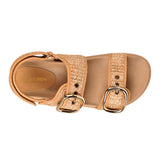 SANDALIAS CLASBEN MUJER SAMARA TEXTIL CAFÉ