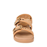 SANDALIAS CLASBEN MUJER SAMARA TEXTIL CAFÉ