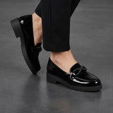 MOCASINES CLASBEN MUJER EVA CHAROL NEGRO