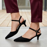 TACONES CLASBEN MUJER ARIA SUEDE NEGRO