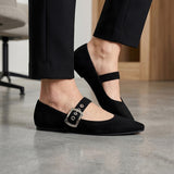 ZAPATOS CLASBEN MUJER LARA SUEDE NEGRO