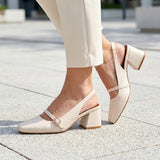 TACONES CLASBEN MUJER BERLIN SIMIPIEL BEIGE