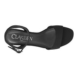 SANDALIAS CLASBEN MUJER NOVA SUEDE NEGRO