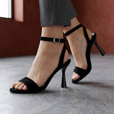 SANDALIAS CLASBEN MUJER NOVA SUEDE NEGRO