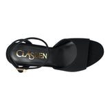 SANDALIAS CLASBEN MUJER ITALIA SUEDE NEGRO