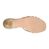 SANDALIAS CLASBEN MUJER ATENEA SIMIPIEL ORO