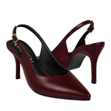 TACONES MUJER CLASBEN AURA SIMIPIEL VINO