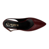 TACONES MUJER CLASBEN AURA SIMIPIEL VINO