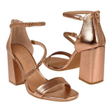 SANDALIAS DE FIESTA SHAKIRA LUCIA SIMIPIEL ORO