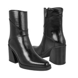 BOTINES CLASBEN MUJER MONTANA SIMIPIEL NEGRO