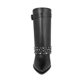 BOTINES CLASBEN MUJER SKY SIMIPIEL NEGRO