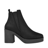 BOTINES STYLO MUJER 129-08 SUEDE NEGRO