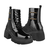 BOTINES DAMA STYLO 130-03 CHAROL NEGRO