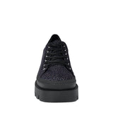 ZAPATOS CASUALES DAMA STYLO 153-00 GLITTER NEGRO