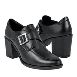 BOTINES DAMA STYLO 152-04 SIMIPIEL NEGRO