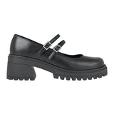 ZAPATOS CASUALES DAMA STYLO 150-02 SIMIPIEL NEGRO