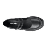 ZAPATOS CASUALES DAMA STYLO 150-02 SIMIPIEL NEGRO