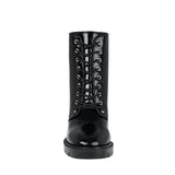 BOTINES DAMA STYLO 148-03 CHAROL NEGRO