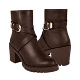 BOTINES STYLO MUJER 007 SIMIPIEL CAFÉ