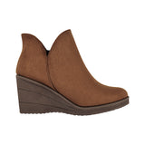 BOTINES STYLO MUJER 193-08 SUEDE CAFÉ