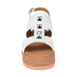 SANDALIAS STYLO MUJER 191-05-1 SIMIPIEL BLANCO