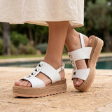 SANDALIAS STYLO MUJER 191-05-1 SIMIPIEL BLANCO