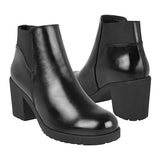 BOTINES STYLO MUJER 88-88 SIMIPIEL NEGRO