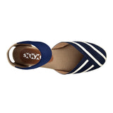 SANDALIAS STYLO ZAMORA TEXTIL MARINO