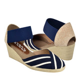 SANDALIAS STYLO ZAMORA TEXTIL MARINO