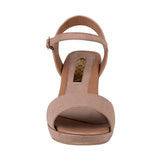 SANDALIAS DAMA STYLO 6147 SUEDE BEIGE