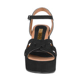 SANDALIAS DAMA STYLO 6711 SUEDE NEGRO