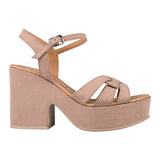 SANDALIAS DAMA STYLO 6711 SUEDE BEIGE