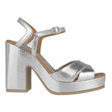 SANDALIAS DE FIESTA DAMA STYLO 6205 SIMIPIEL PLATA