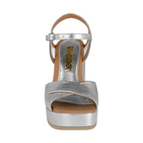 SANDALIAS DE FIESTA DAMA STYLO 6205 SIMIPIEL PLATA