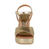 SANDALIAS DE FIESTA DAMA STYLO 6205 SIMIPIEL ORO