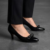 TACONES STYLO MUJER 6058 SUEDE NEGRO