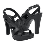 SANDALIAS DAMA STYLO 44217 SIMIPIEL NEGRO