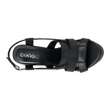 SANDALIAS DAMA STYLO 44217 SIMIPIEL NEGRO