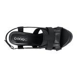 SANDALIAS DAMA STYLO 44217 SIMIPIEL NEGRO