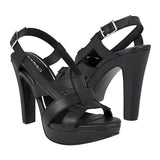 SANDALIAS DAMA STYLO 44217 SIMIPIEL NEGRO