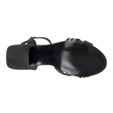 SANDALIAS DAMA STYLO 110035 SIMIPIEL NEGRO