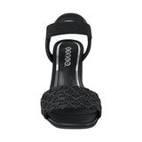 SANDALIAS DAMA STYLO 18009 SIMIPIEL NEGRO