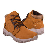 BOTINES CASUALES DAMA STYLO 15180 SUEDE CAFÉ