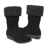 BOTINES CASUALES DAMA STYLO 15292 SUEDE NEGRO