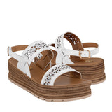 SANDALIAS DAMA STYLO 17035 SIMIPIEL BLANCO