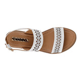 SANDALIAS DAMA STYLO 17035 SIMIPIEL BLANCO
