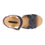 SANDALIAS DAMA STYLO 16918 SIMIPIEL AZUL